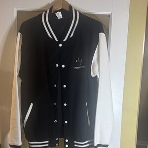 Black and White Varsity Jacket